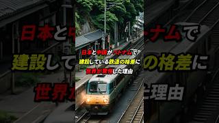 日本と中国がベトナムで建設している鉄道の格差に世界が驚愕した理由とは!? #海外の反応 #日本