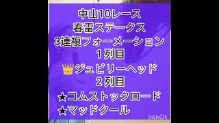 4/16（日）野島崎特別　　春雷ステークス　馬券買い目　ジンオウ競馬