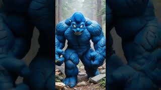 Fusion of Papa Smurf and The Thing