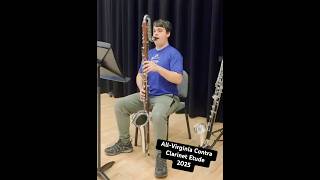 All-Virginia Contra Clarinet Etude | Book Rotation 1 (2025) #contralto #music #band #VBODA