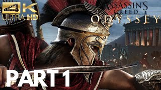 ASSASSIN'S CREED ODYSSEY Walkthrough Gameplay Part 1 PS5 [4K 60FPS] - INTRO (AC Odyssey)