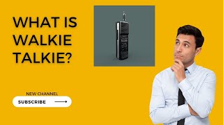 What is Walkie Talkie? എന്താണ് walkie talkie? MALAYALAM