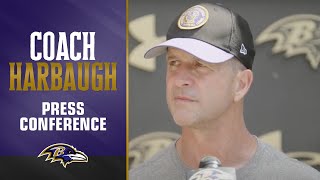 John Harbaugh on Lamar Jackson's Return | Baltimore Ravens