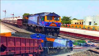 Shortest Goods Train with 13 Tanker With Bheem WDG5 50005