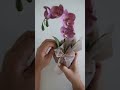 DIY how to wrap a paper orchid crafts