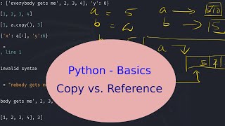 Python Basics - 44- Copy vs. Reference