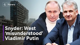 Ukraine is ‘defending all of us’ from Putin - Timothy Snyder Interview