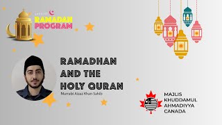 MKAC Ramadan Q/A Series 2021 | Ramadan and the Holy Quran