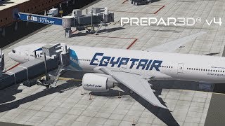 Prepar3D v4.4 | Cairo to Dubai | HECA-OMDB | PMDG 777-300ER | P3D