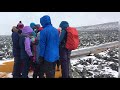 glaciers in norway. ice tunnel. klimapark 2469.