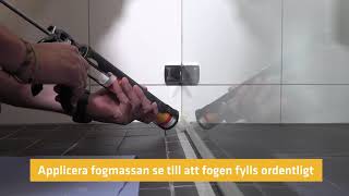 Så här fogar du: Silikonfog