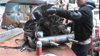 vw bus engine rescue and cold start,