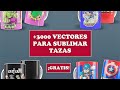 Pack Gratis de Diseños para Sublimar Tazas