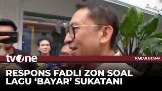 Respons Fadli Zon soal Polemik Band Sukatani: Asal Tahun Batasan | Kabar Utama tvOne