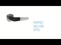 new aperio® h100 wireless access control technology inside the door handle