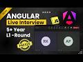 Angular Live Interview 5+ Years | Live Interview