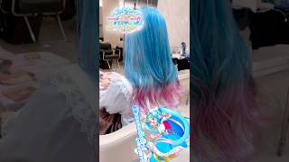 【プリキュア】キュアスカイの髪色にたら可愛すぎた。#プリキュア　#キュアスカイ