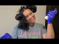 vlog dyeing my hair at home