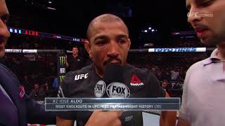 Fight Night Calgary: Jose Aldo Octagon Interview