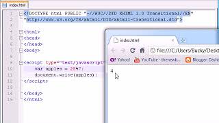 Beginner JavaScript Tutorial 12 Math Operators