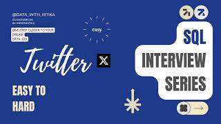 Twitter SQL Interview Question | Learn Subqueries implementation