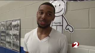 WDTN: Wright State men's basketball team making an impact on Springfield school