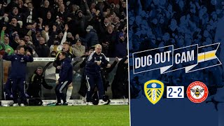 Bielsa and team go wild at Bamford goal | Dugout Cam | Leeds United 2-2 Brentford