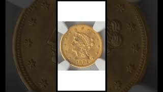 The 1904 liberty head $2.5 gold coin... #shorts #coins #coincollecting