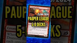 UNDEFEATED MTG Pauper League Decklists (2024-08-21) #davidroyale #pauper #paupermtg