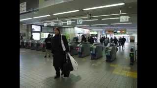 2013 朝霞台駅-北朝霞駅乗り換え Asakadai to Kita-Asaka Transfer 130109