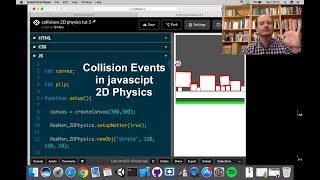 2D Physics in Javascript: 3 Collision Events