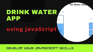 Drink Water using html css and javascript | watch now | step by step code |