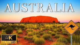 FLYING OVER AUSTRALIA (4K UHD) - Soothing Music Along With Scenic Relaxation Film To Relax At Home