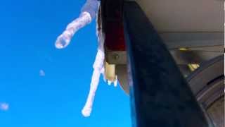 Growing Icicle - Timelapse GoPro Hero2