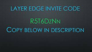 LayerEdge Node Farming Airdrop In 2025