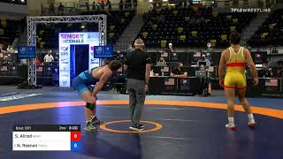 97 Kg Consolation Silas Allred Nebraska Wrestling Training Center Vs Nick Reenan TMWC Wolfpack RTC