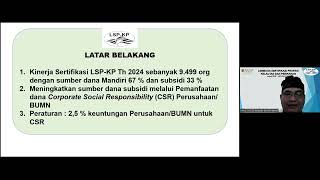 Video Persiapan CSR BUMN oleh LSP KP