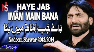 Nadeem Sarwar | Haye Jab Imam Main Bana | 2013-2014 | ھاے جب امام میں بنا
