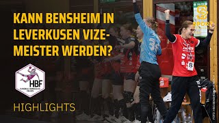 TSV Bayer 04 Leverkusen vs. HSG Bensheim/Auerbach | Highlights - 26. Spieltag, HBF | SDTV Handball