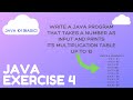 Java Exercise 4 - Printing Multiplication Table of a Number [Java 101]