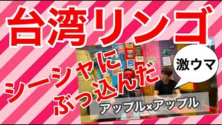 台湾アップルをすりつぶしてシーシャに入れて激ウマシーシャの完成！！（台湾台北•林森北路のBAR Kiseki）