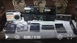 مجموعه كاسيتات + راديو وكاترج ويلترون -  A set of cassettes + radio and Wiltron cardstock