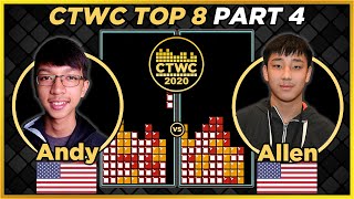 2020 CTWC - TETRIS Top 8 - PixelAndy vs. Allen - TETRIS WORLD CHAMPIONSHIP!