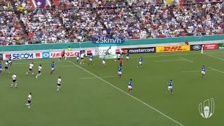 Cameraman hits 25 km/h at Rugby World Cup 2019