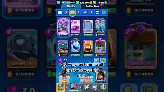 2.0 wall breakers very fast recycling deck try it out 🫡 #clashroyale #clashroyaledeck #fyp #parati