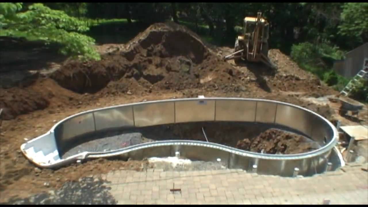 Swimming Pool Construction Time Lapse Youtube