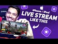 How to Live Stream From iPhone / iPad : StreamChamp Full Tutorial