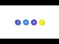 Creative Shapes Social Media Icon Without Image & Cool Hover Effects