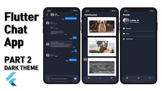 Flutter Chat App Part 2 (Dark Theme) - Speed Code