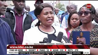 Governor Wavinya calls for a compromise between doctors and the Government over strike